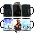 One Piece Color Changing Mug: Nika Luffy & Ace Magic Cup