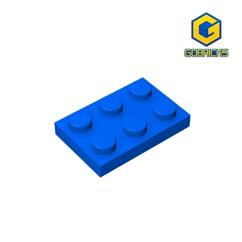 Gobricks GDS-510 Plate 2 x 3 | Compatible Building Block for DIY Projects
