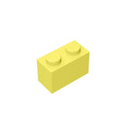 Educational Assemblage Gobricks Brick 1 x 2 without Bottom Tube | Compatible with Lego 3004 3065 35743