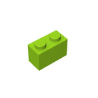 Educational Assemblage Gobricks Brick 1 x 2 without Bottom Tube | Compatible with Lego 3004 3065 35743