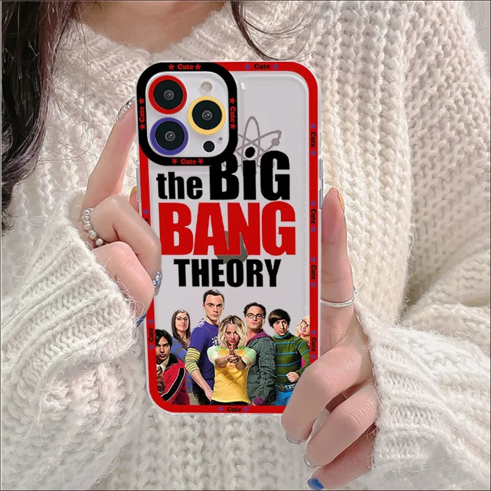 Bazinga The Big Bang Theory tv show Phone Case For iPhone 11 12 13 14 Mini Pro Max XR X XS TPU Case For 8 7 6 Plus SE 2020