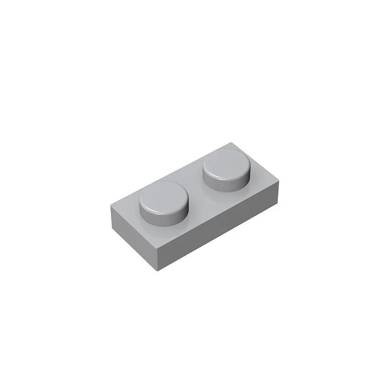 Gobricks GDS-502 Plate 1 x 2 Compatible Building Blocks | 6225 Pieces for DIY Creations
