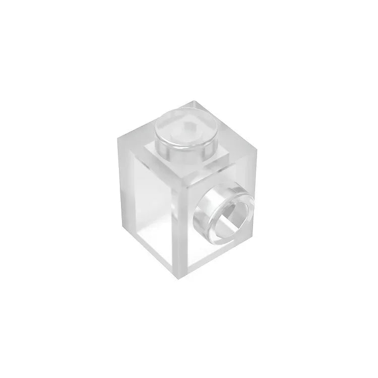 Gobricks GDS-635 BRICK 1X1 W. 1 KNOB | Single Side Bump Building Block Compatible with Lego 87087