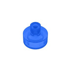 Gobricks Tile Round 1x1 with Bar and Pin Holder | Compatible Building Block