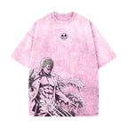 Washed T-shirt ONE PIECE Doflamingo Vintage Street Tee
