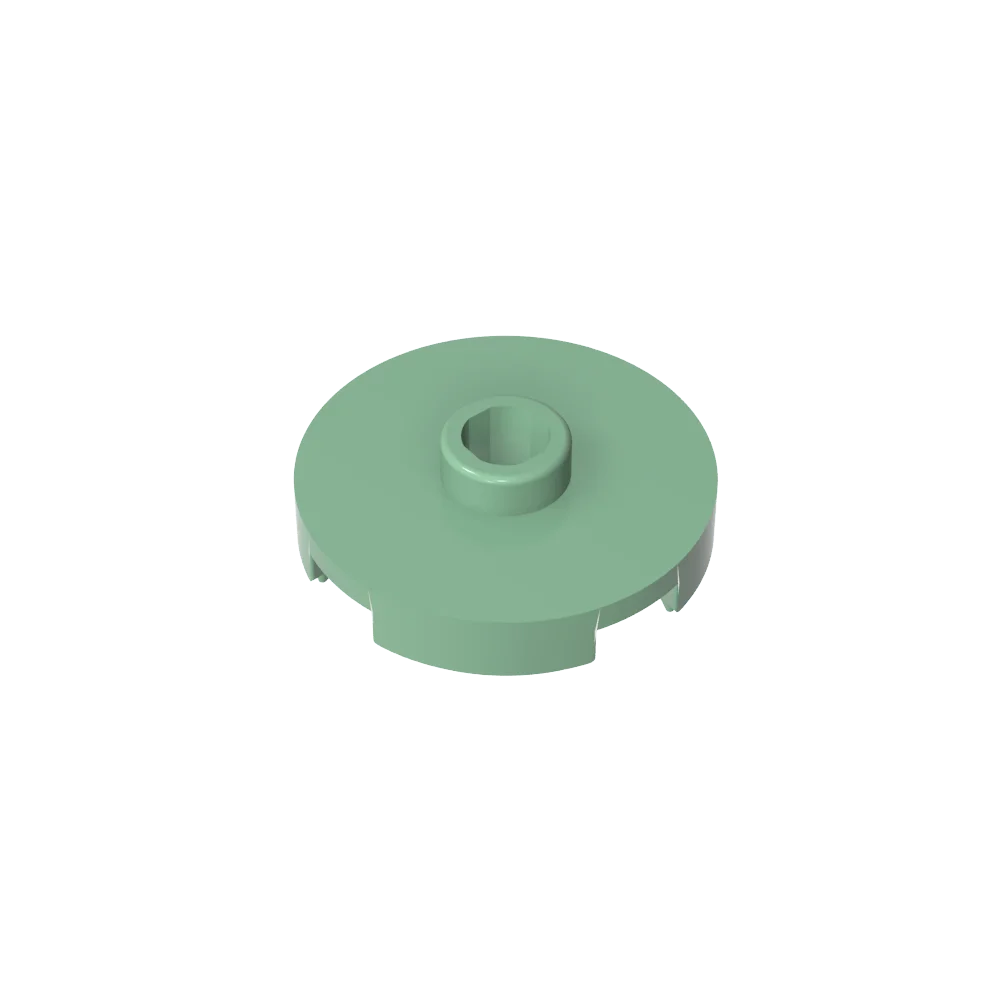 Gobricks GDS-1041 Tile Round 2x2 with Open Stud | Compatible Building Block for DIY Educational Kits