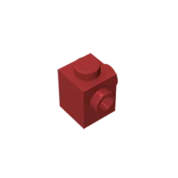 Gobricks GDS-1046 Modified Brick 1 x 1 with Studs on 2 Sides | Building Block for DIY