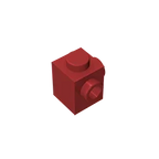 Gobricks GDS-1046 Modified Brick 1 x 1 with Studs on 2 Sides | Building Block for DIY