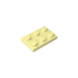 Gobricks GDS-510 Plate 2 x 3 | Compatible Building Block for DIY Projects