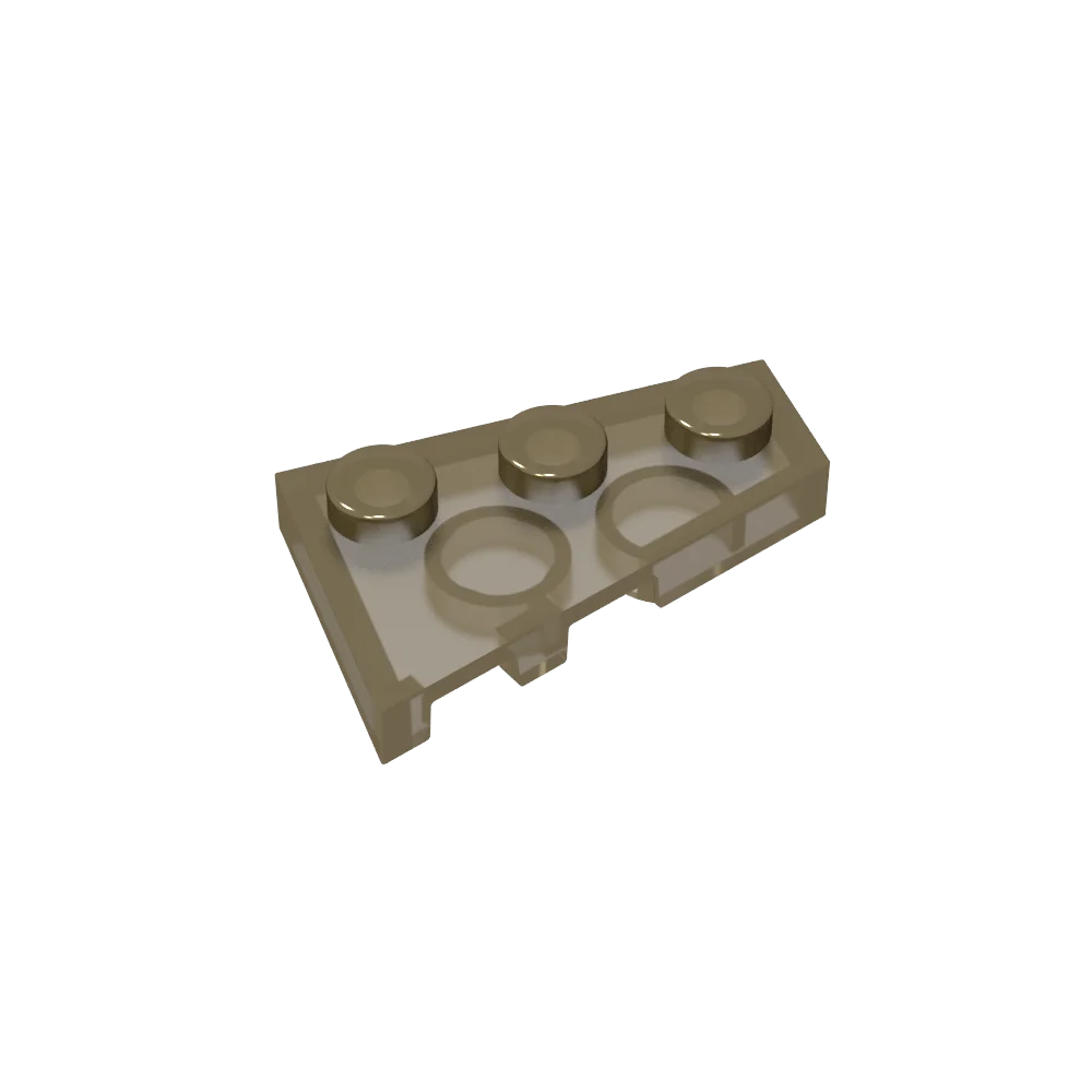 Gobricks GDS-547 Wedge Plate 3 x 2 Right | Compatible Building Block for DIY Creations