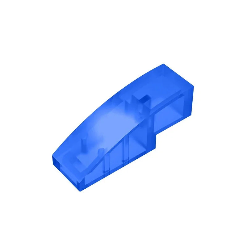 Gobricks GDS-657 Slope, Curved 3 x 1 | Compatible Building Block for Creative Construction