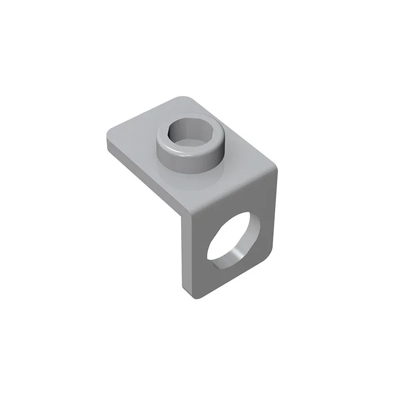 Gobricks GDS-1165 Minifig Neck Bracket with Back Stud | Thin Back Wall Building Block