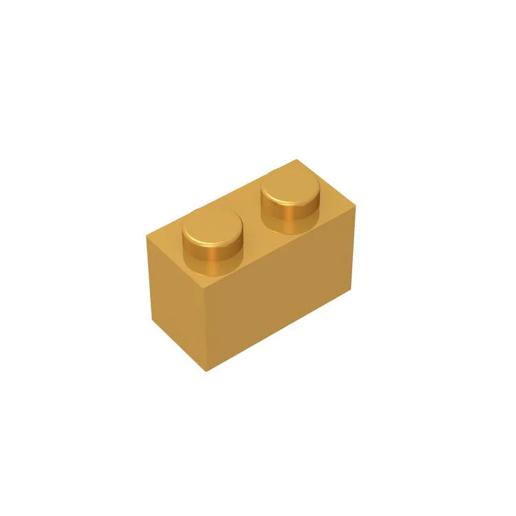 Educational Assemblage Gobricks Brick 1 x 2 without Bottom Tube | Compatible with Lego 3004 3065 35743