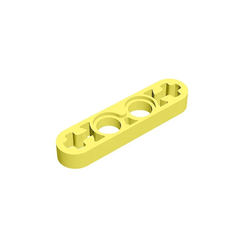 Gobricks GDS-690 Technical Liftarm Thin 1 x 4 with Axle Holes | Compatible Building Block Part 32449