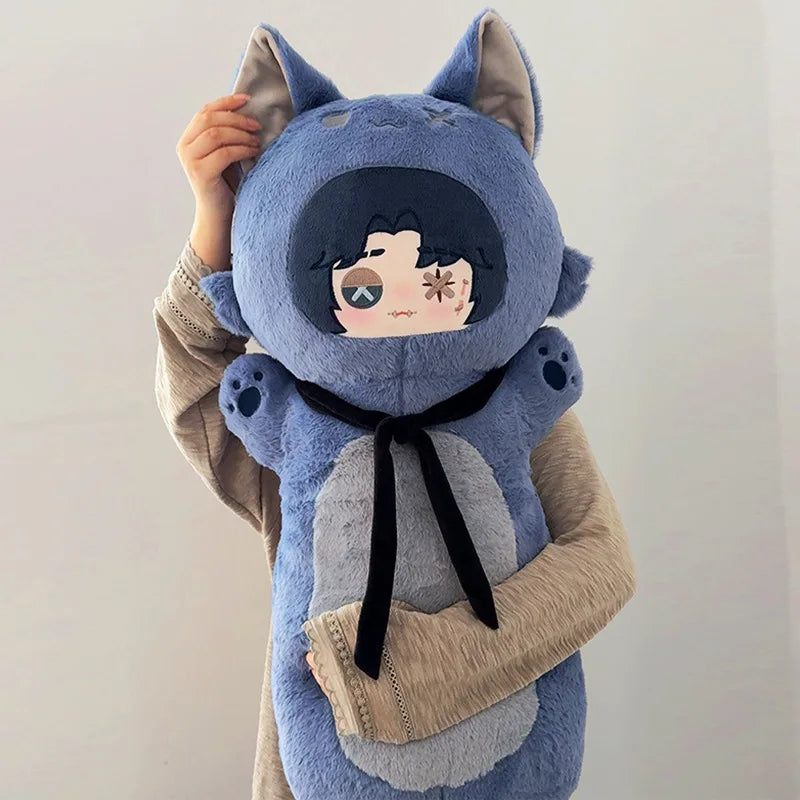 Long Cosplay Animal Plush Pillow – Giant Soft Character-Inspired Stuffed Toy