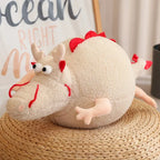 Giant Chubby Dragon Plush Toy – Cute Round Dragon Pillow Stuffed Animal