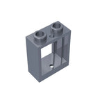 Gobricks GDS-783 Frame 1x2x2 Window | Compatible Building Block for DIY Projects