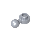 Gobricks GDS-1500 Hinged Plate 1x1 with Ball Head | Compatible Building Brick