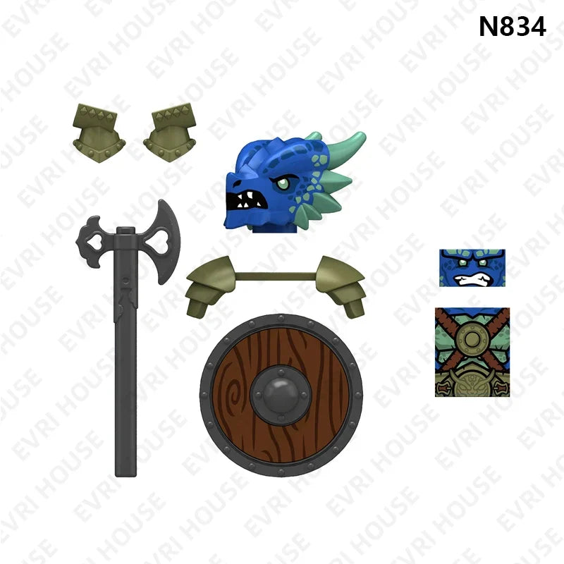 Dragon Knight Building Blocks Mini Figures | Compatible Building Brick Toys Set