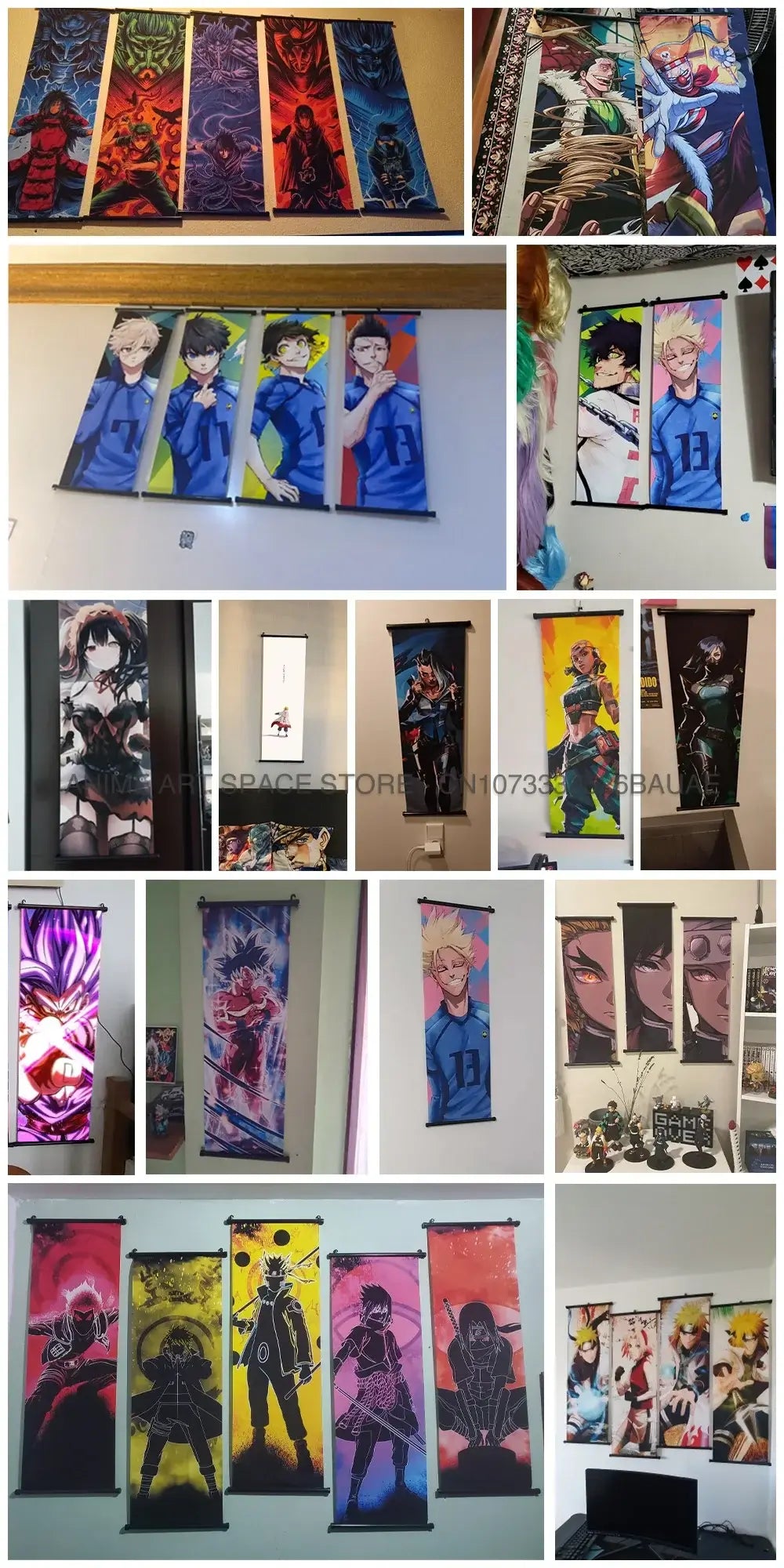 One Piece Hanging Painting Luffy Ace Sabo Shanks Wall Art