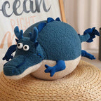 Giant Chubby Dragon Plush Toy – Cute Round Dragon Pillow Stuffed Animal