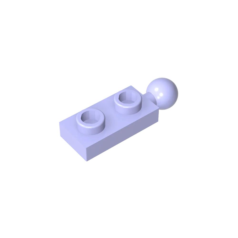 Gobricks GDS-852 Plate Modified 1 x 2 with Tow Ball on End | Building Block for DIY Creations