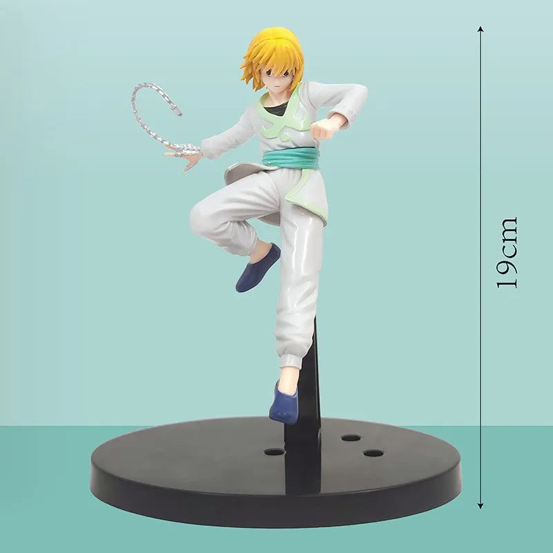 6 PCS Hunter X Hunter Figurines, Chrollo Killua Gon Hisoka Kurapika Illumi Action Figure PVC Statue