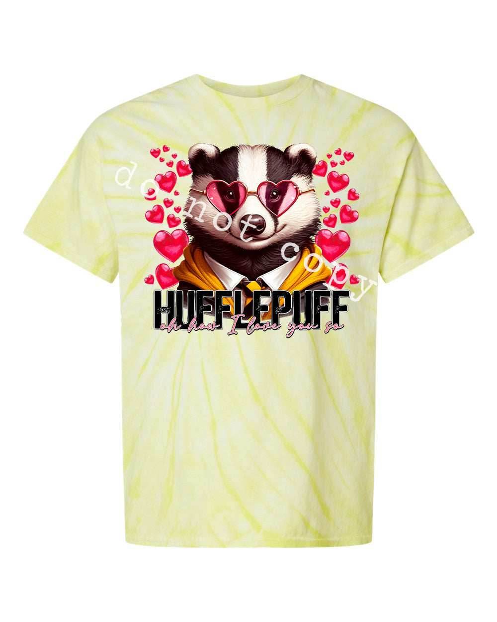 Hufflepuff Oh How I Love You So Graphic Tee - S