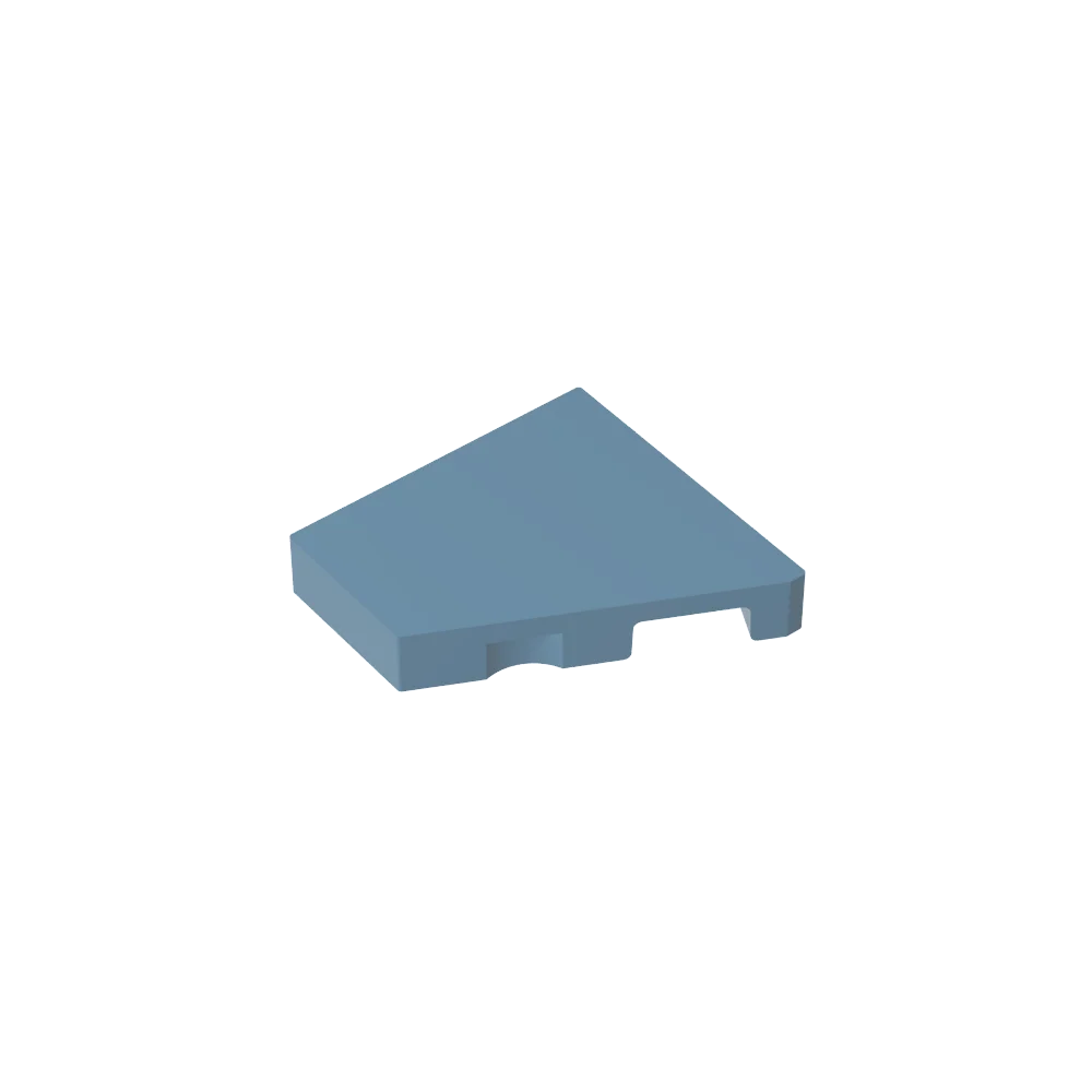 Gobricks GDS-2231 Tile Special 2 x 2 Pentagonal (Right) | Compatible Building Block for DIY and MOC