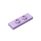 Gobricks GDS-1504 Plate, Modified 1 x 3 with 2 Studs (Double Jumper) | Compatible Building Block Piece