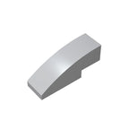 Gobricks GDS-657 Slope, Curved 3 x 1 | Compatible Building Block for Creative Construction