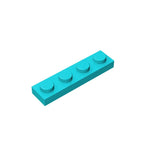 Gobricks GDS-504 Plate 1 x 4 | Compatible Building Block Pieces