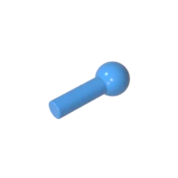Gobricks Bar 1L with Tow Ball | Compatible Building Block Technical Parts