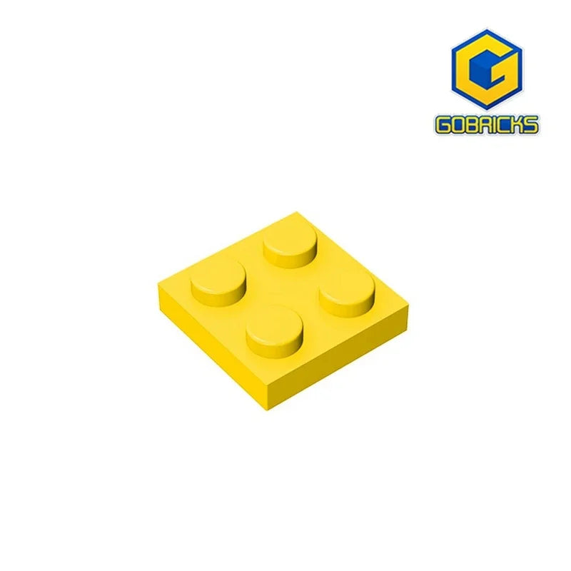Gobricks Plate 2 x 2 Building Block | Compatible with Lego 3022