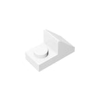 Gobricks GDS-832 Slope 45 2x1 with 2/3 Cutout | Compatible Building Block for DIY