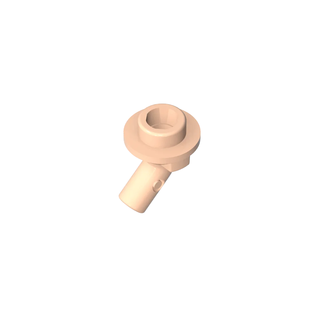 Gobricks GDS-2192 Bar, Angled with Stud on End | Compatible with Lego 65578 Technical Building Block