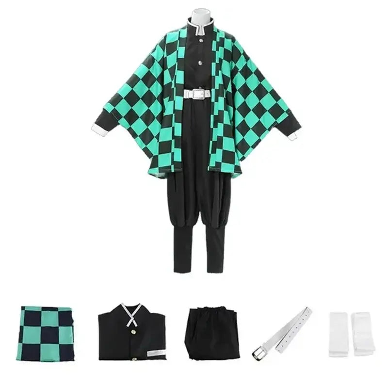 New Demon Slayer Cosplay: Kids Tanjiro & Nezuko Costume