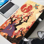 Large Mouse Pads P-pokemon Gengar Desk Gaming Mousepad with Stitched Edges and Non-Slip Rubber Base Extended 900x400 Mouse Pad