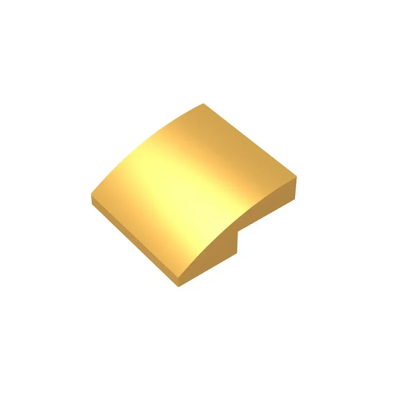 Gobricks GDS-1270 Slope, Curved 2 x 2 Inverted | Compatible with Lego 32803 Building Block