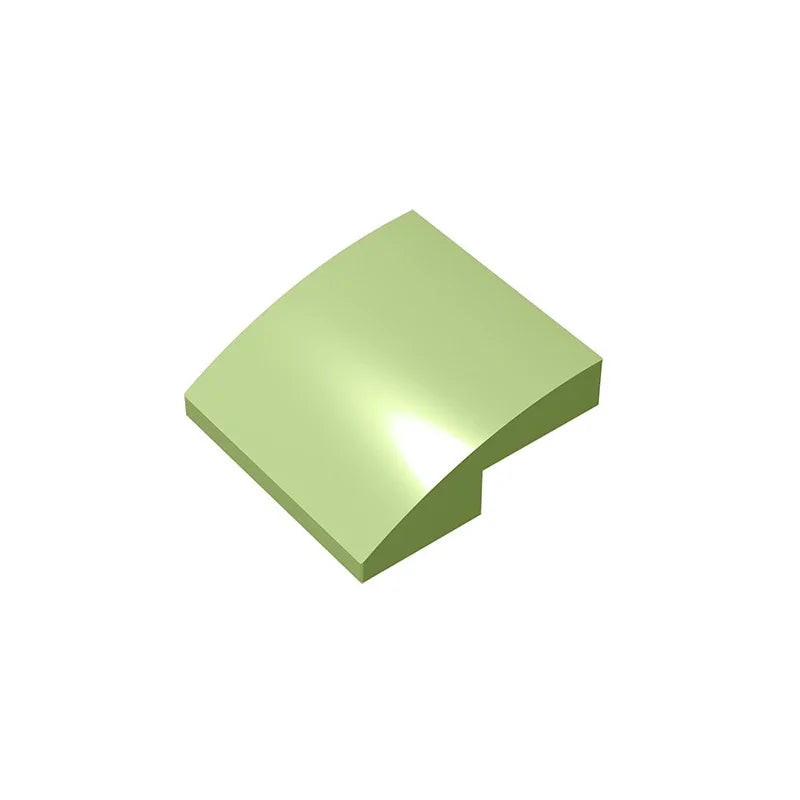 Gobricks GDS-1270 Slope, Curved 2 x 2 Inverted | Compatible with Lego 32803 Building Block
