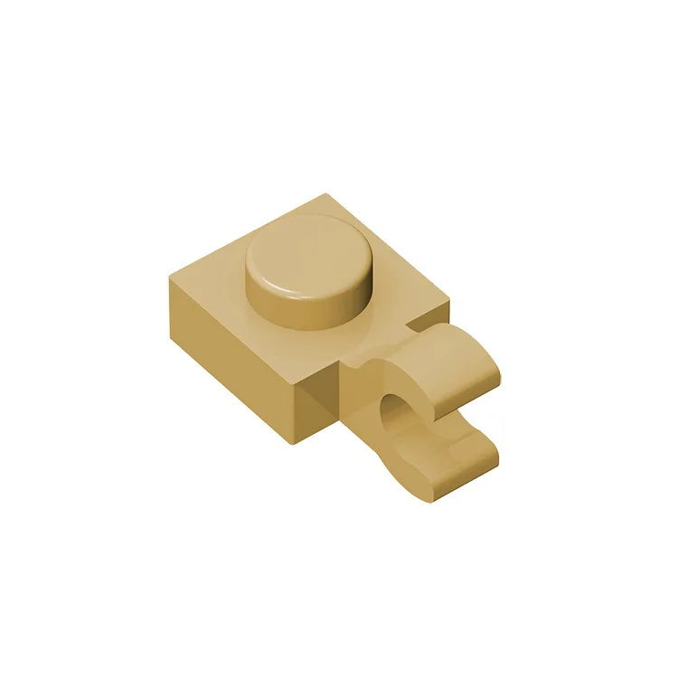 Gobricks GDS-813 1x1 Plate with Vertical Holder | Compatible with Lego 6019 and 61252