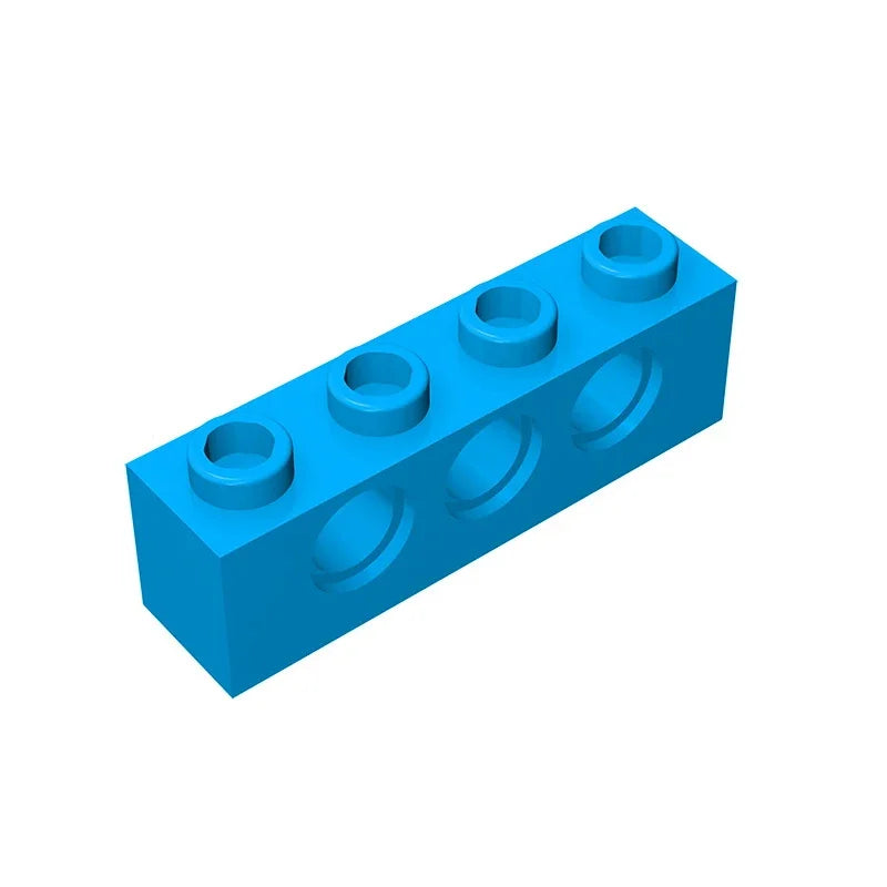 Gobricks GDS-625 Technical Brick 1x4 3-Hole | Compatible with Lego 3701