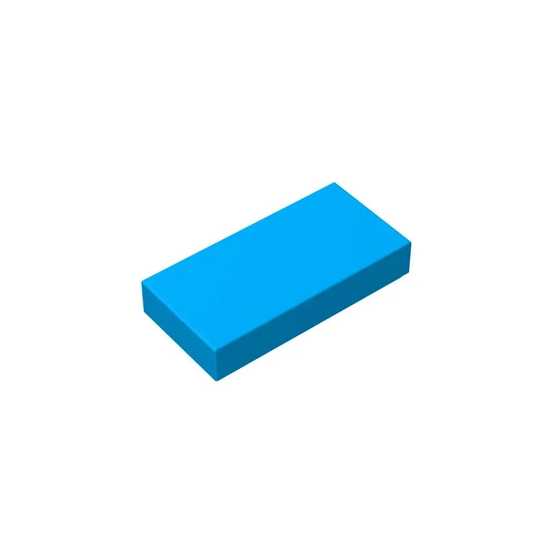 Gobricks GDS-566 Tile 1 x 2 with Groove | Compatible Building Block