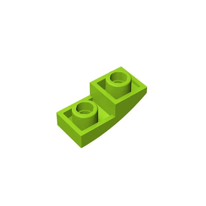 Gobricks GDS-795 Slope, Curved 2 x 1 Inverted | Compatible Building Block for DIY Projects