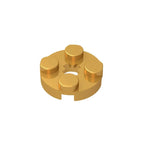 Gobricks GDS-609 PLATE 2X2 ROUND | Compatible Building Blocks for DIY Educational Models