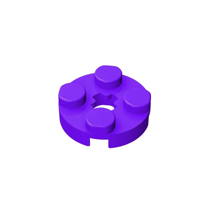 Gobricks GDS-609 PLATE 2X2 ROUND | Compatible Building Blocks for DIY Educational Models