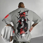 Uchiha Itachi Oversized T-shirt: MINISO Cotton Sporty Top