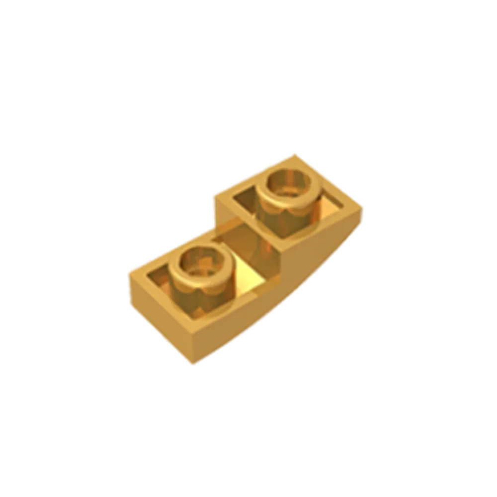 Gobricks GDS-795 Slope, Curved 2 x 1 Inverted | Compatible Building Block for DIY Projects