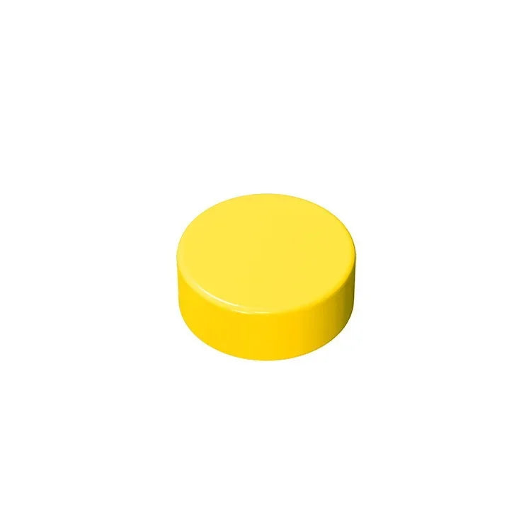 Gobricks GDS-612 Flat Tile 1x1 Round | Compatible Building Block