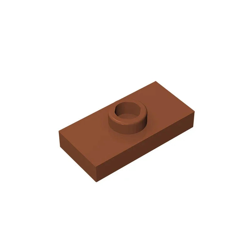 Gobricks PLATE 1X2 W. 1 KNOB | Modified Building Block Compatible with Lego 15573